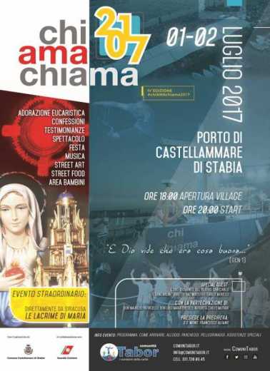 Al Porto di Castellammare sabato e domenica “Chi Ama chiama 2017”