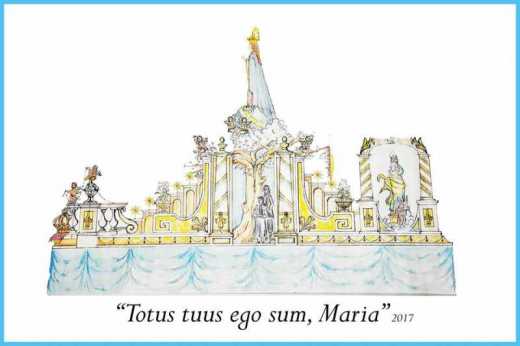 Torre del Greco, oggi la processione per San Gennaro. Ecco il bozzetto del Carro Trionfale dell’Immacolata