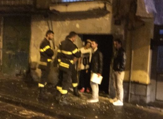 Temporale a Torre del Greco. Allagamenti, alberi crollati e caduta calcinacci
