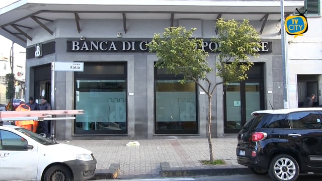 Ercolano: Colpo in banca, bottino da 200mila euro (video)