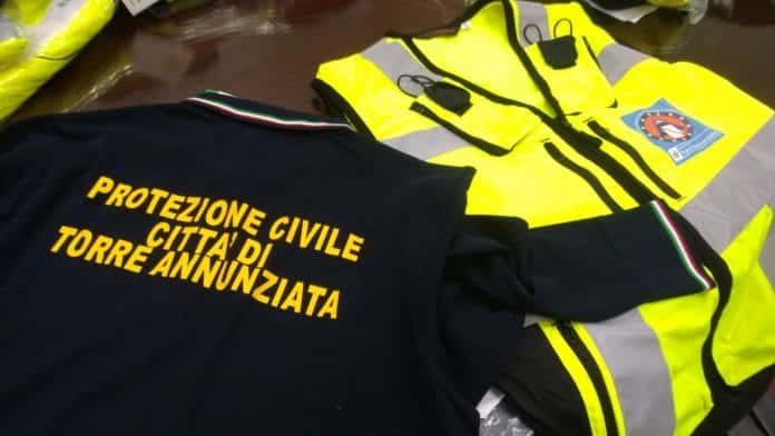 divise protezione civile torre annunziata