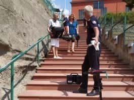 Disabile Villa di Poppea scale