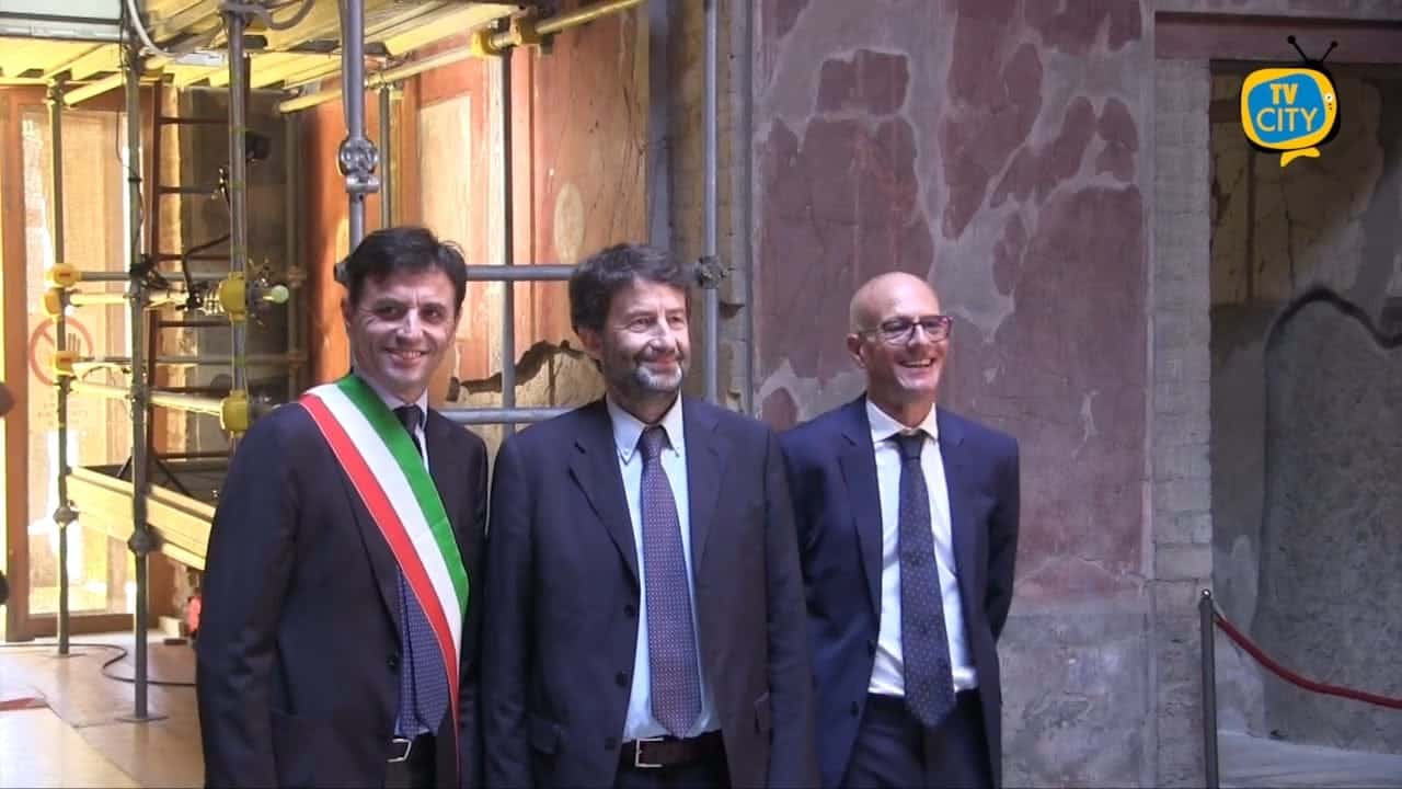 Franceschini ad Ercolano: “Continueremo a investire nel Parco Archeologico” – VIDEO