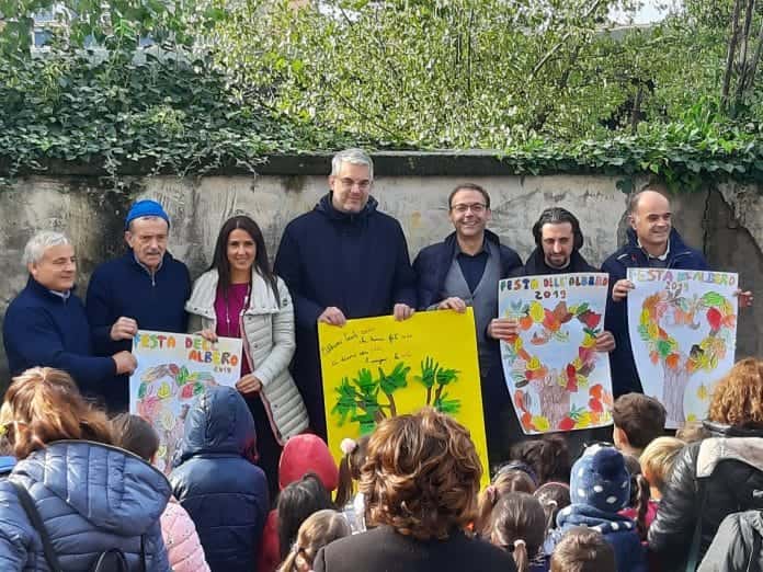 alberi piantati a san giorgio