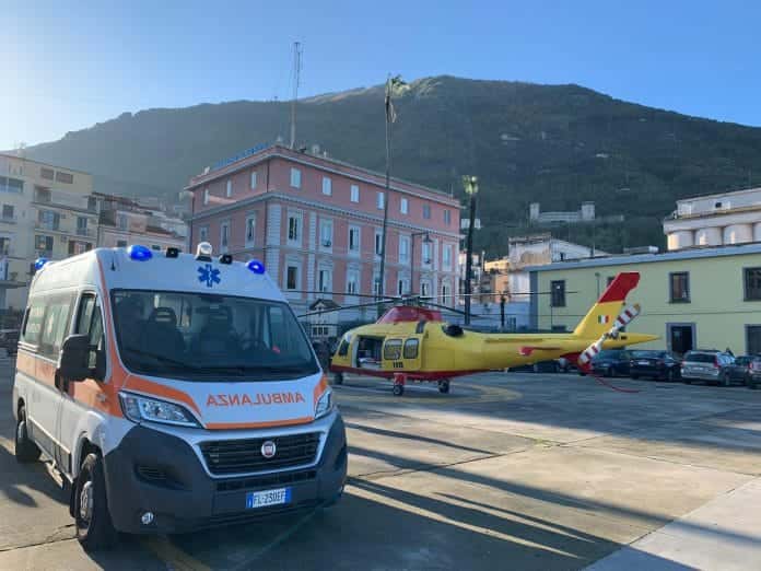 castellammare ambulanza ed elicottero