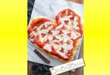 un cuore di pizza