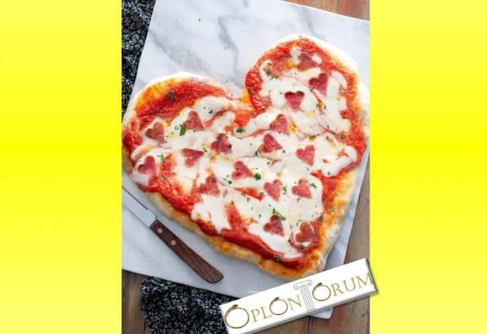 un cuore di pizza