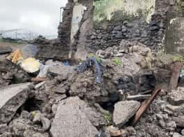 crollo rudere torre del greco