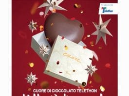 cuore di cioccolato telethon