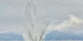bomba esplosa marina militare