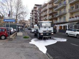 sanificazione strade torre del greco