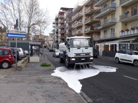 sanificazione strade torre del greco