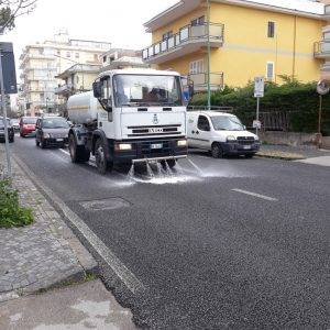 sanificazione strade torre del greco