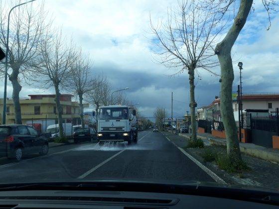 sanificazione strade torre del greco