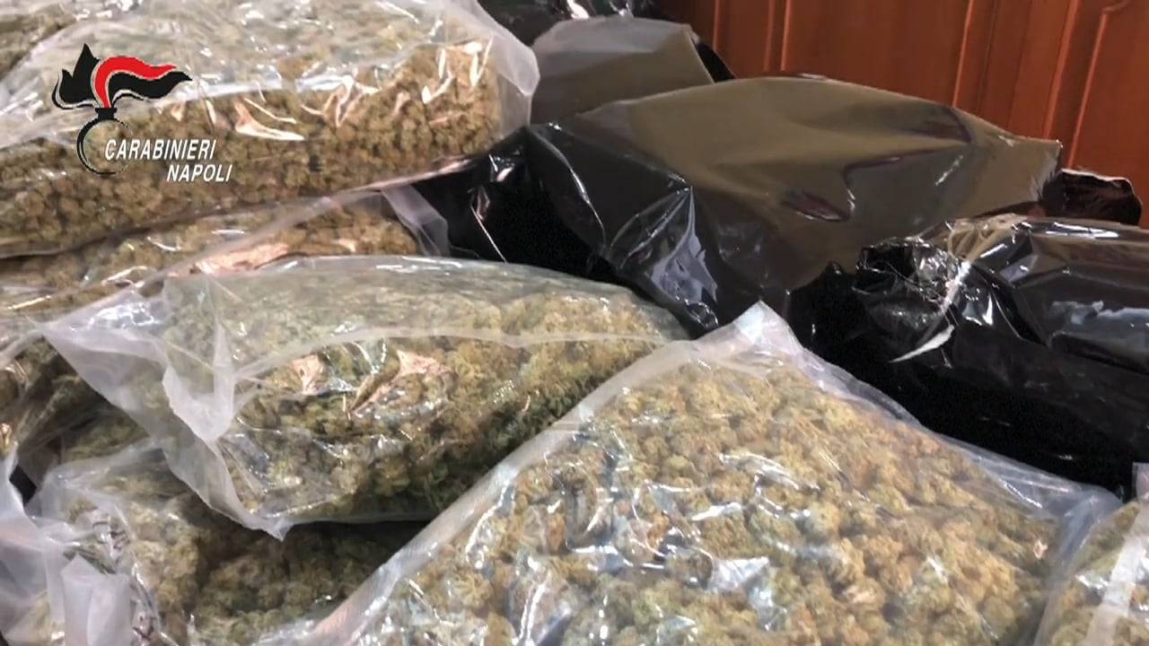 Maxi operazione dei carabinieri in Campania: sequestrati 23 kg di droga provenienti dalla Spagna