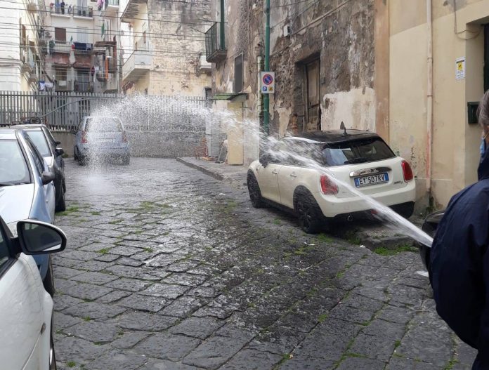 sanificazione strade torre del greco