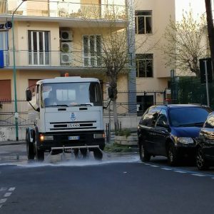 sanificazione strade torre del greco