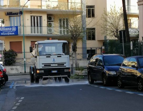 sanificazione strade torre del greco