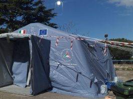 tenda coronavirus ospedale maresca