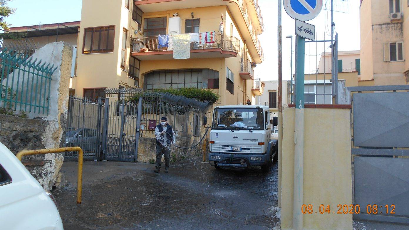 Torre del Greco continua la sanificazione