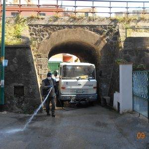 sanificazione strade torre del greco