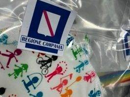 mascherine bambini campania