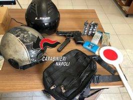 Rapinatori Giugliano carabinieri