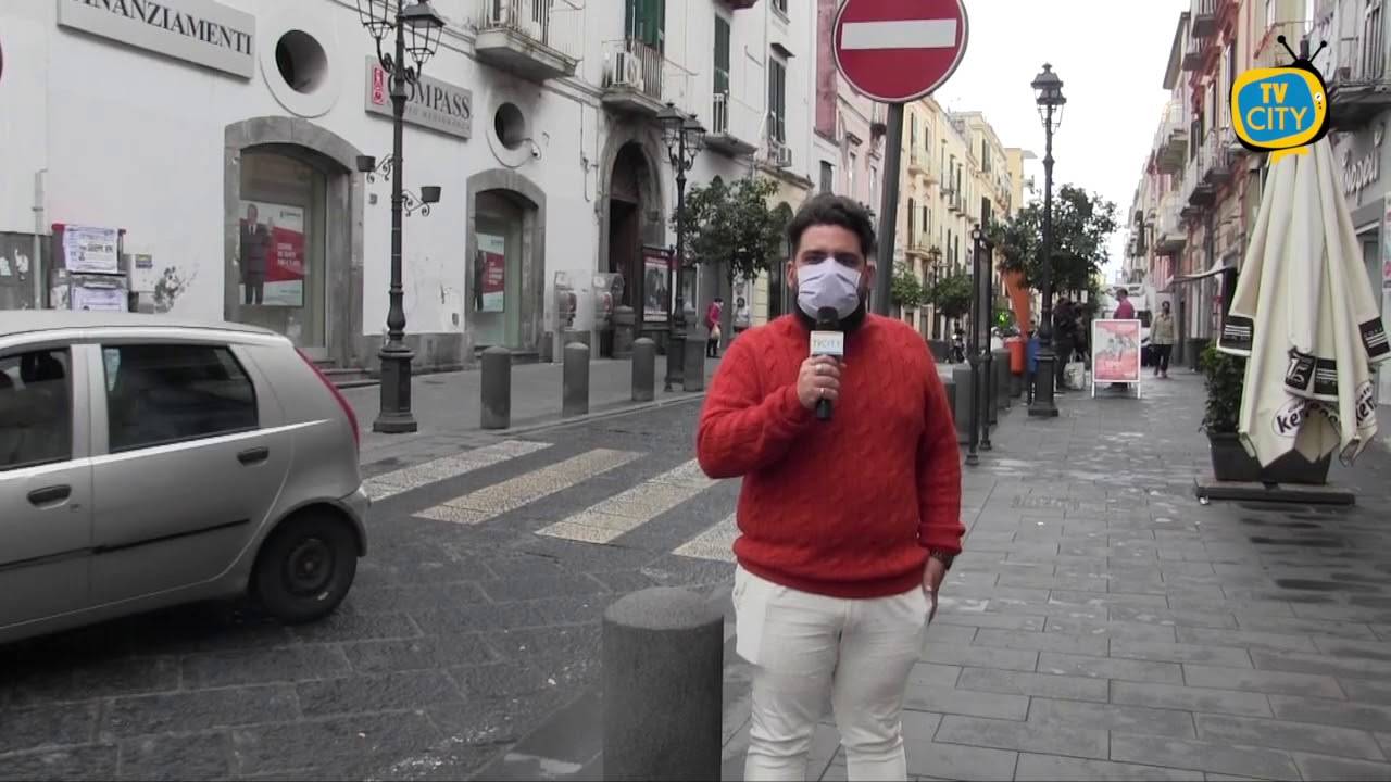 Zona rossa a Torre del Greco: deserte le strade del centro – VIDEO