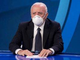 de luca ordinanza mascherina