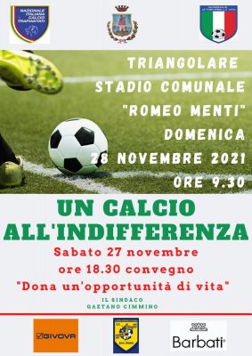 "Un calcio all'indifferenza"