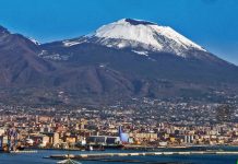 vesuvio innevato