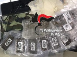 giugliano droga in casa