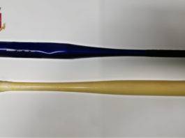 mazze da baseball bagagliaio