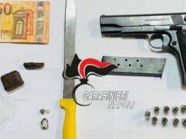 torre del greco 19enne con pistola droga