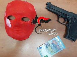 20 euro rapinatore 18enne