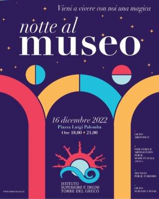 degni evento scuola notte al museo