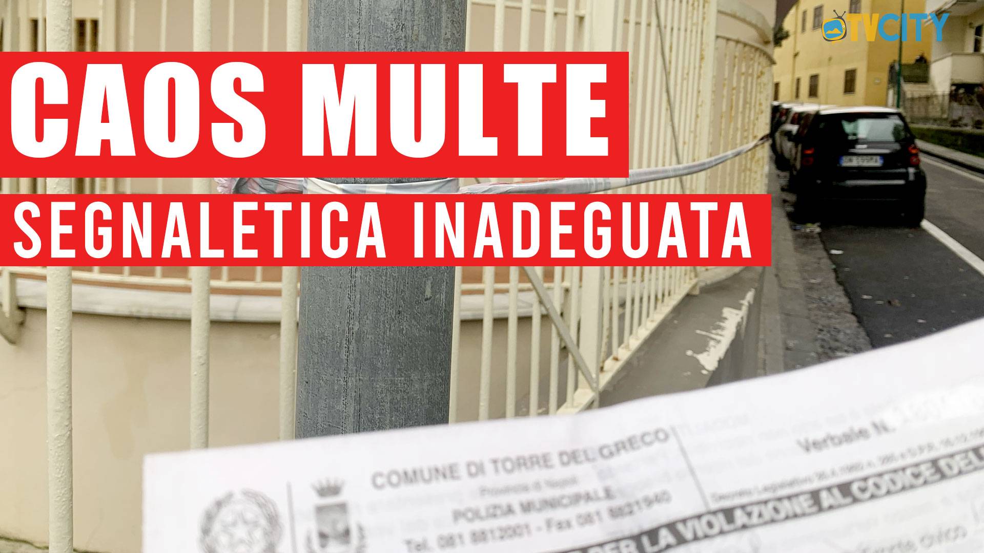 caos multe torre del greco