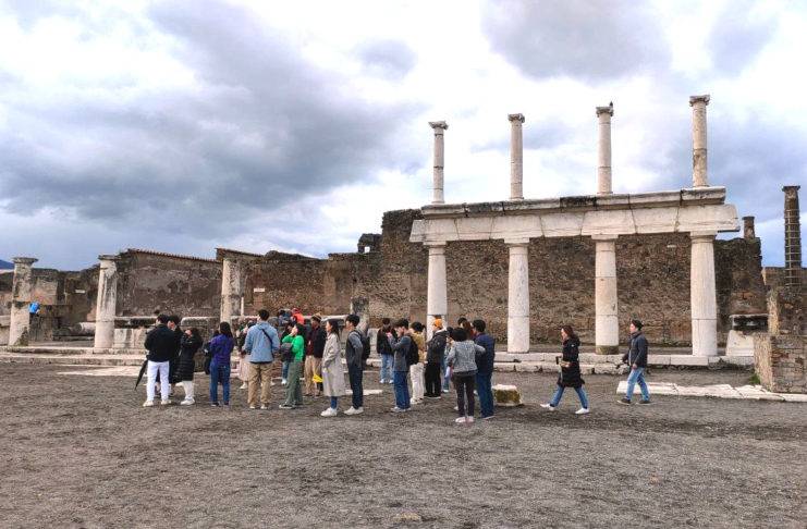 pompei afflussi record