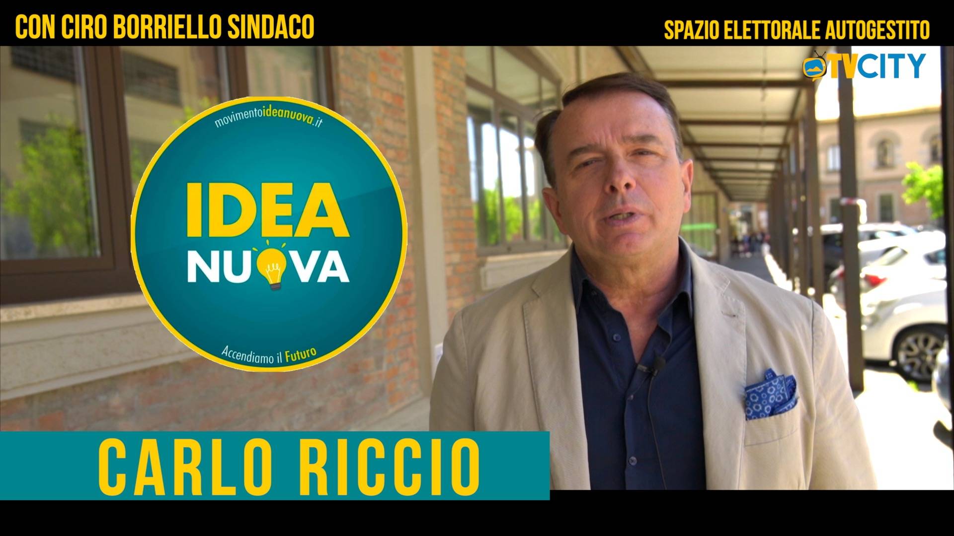 Elezioni 2023. Carlo Riccio i miei progetti per la città Spazio