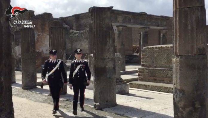 scavi di pompei carabinieri
