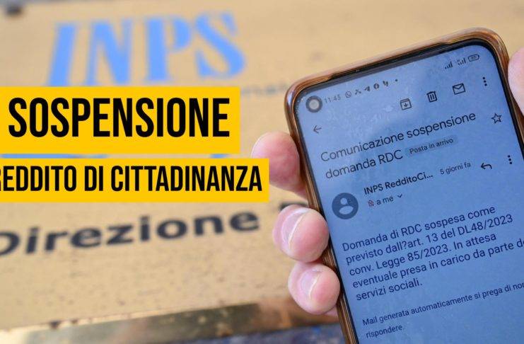 sms sospensione reddito