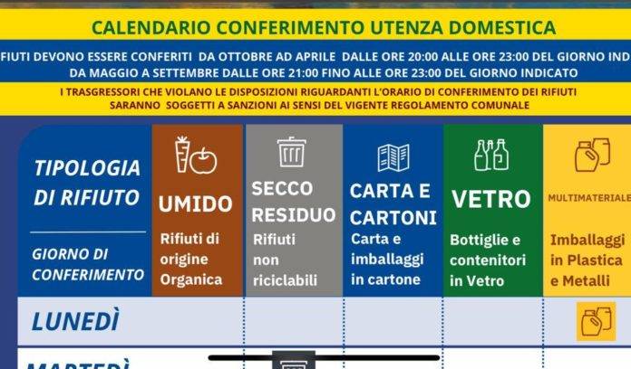 calendario rifiuti