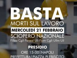 card presidio morti lavoro