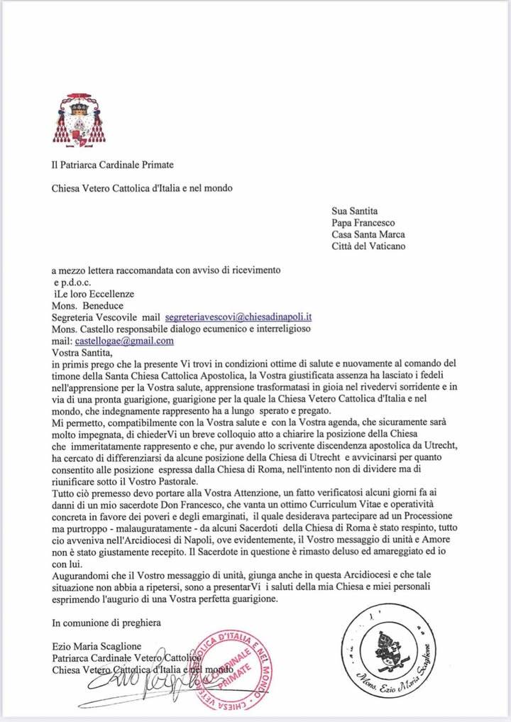 lettera vescovo 