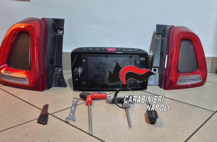 i ritrovamenti dei carabinieri