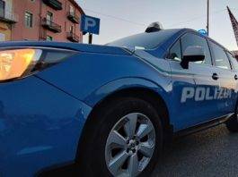 polizia in azione