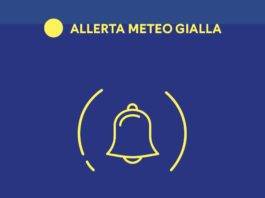 Allerta meteo gialla per temporali, proroga fino alle 15 di sabato