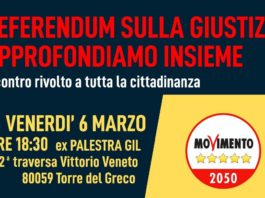 Referendum, M5S: incontro di approfondimento il 6 marzo