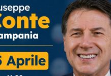 Giuseppe Conte sabato 25 aprile a Torre del Greco