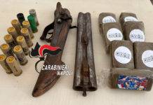 In casa hashish e un fucile. Carabinieri arrestano un 35enne
